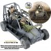 Click N' Play Military Desert Patrol Vehicle DPV Buggy Jeep 16 Piece Play Set with Accessories. Buggy Jeep Play Set B0761288D9